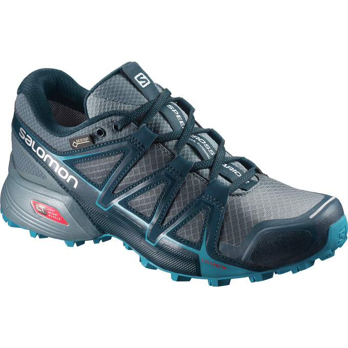 Salomon SPEEDCROSS VARIO 2 GTX® W Zapatillas Trail Running Mujer - Plateadas - Colombia (17958-IZPO)